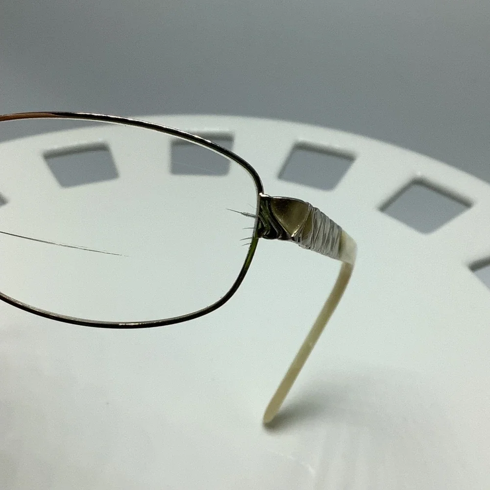 Vintage 50s Valerie Spencer Glasses 427 Gold/Ivory‎ 52/17/240 Womans